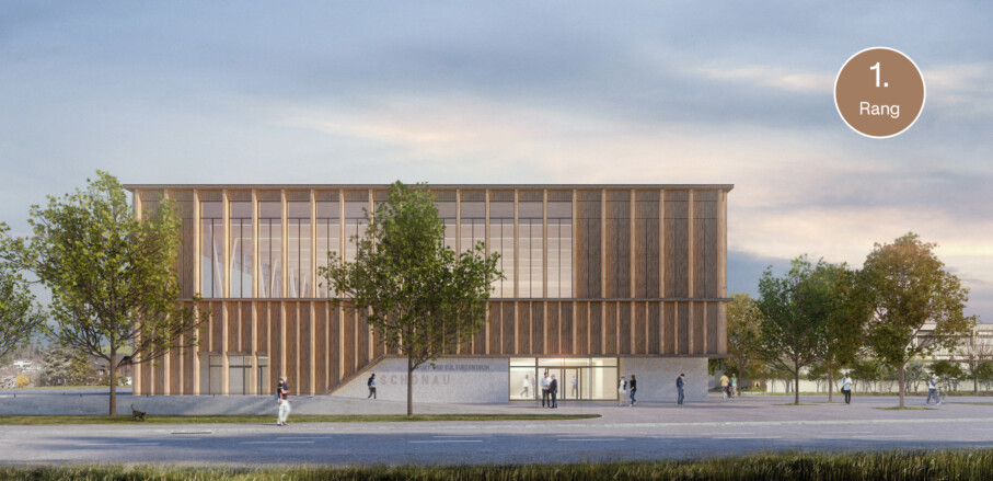 1918 Wettbewerb Schul-, Sport- und Kulturanlage Steffisburg 1 Rang