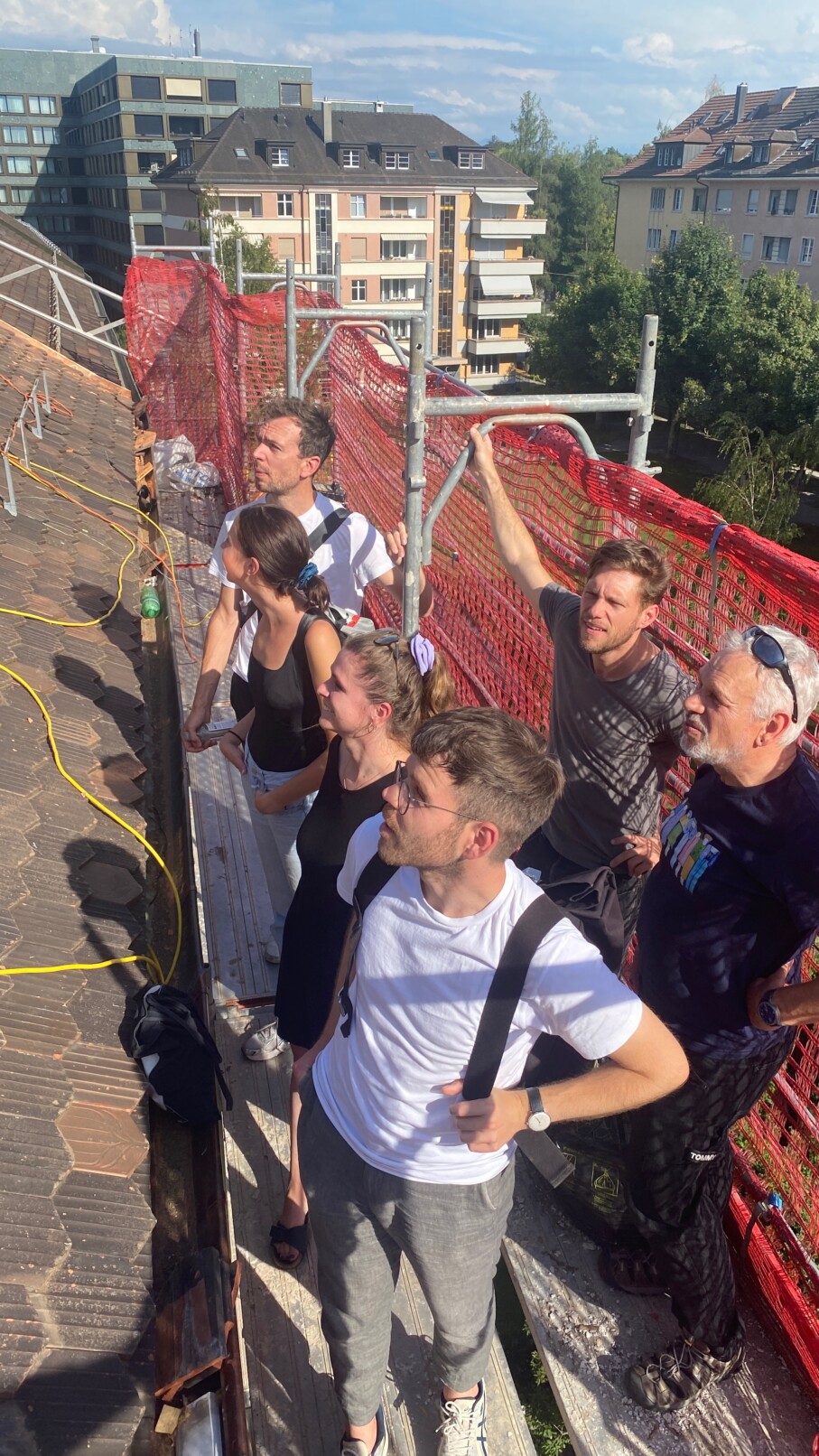 2113 Umbau und Sanierung Mehrfamilienhaus Breitenrain Bern Baustellenbesichtigung