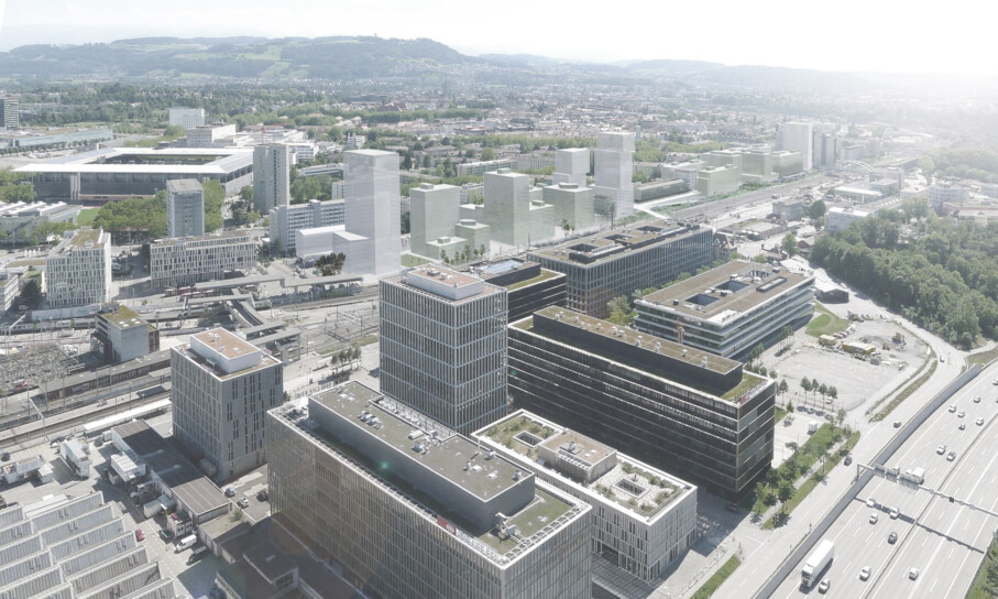 2017 Wettbewerb Quartierstadt Wankdorf Visualisierung Areal