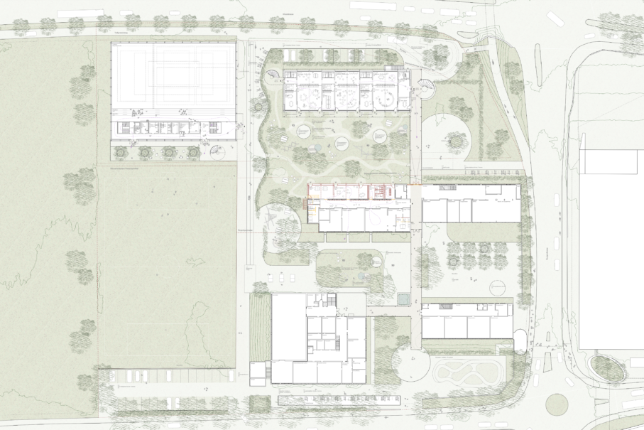 2319 Wettbewerb Schule Neufeld Thun Situation