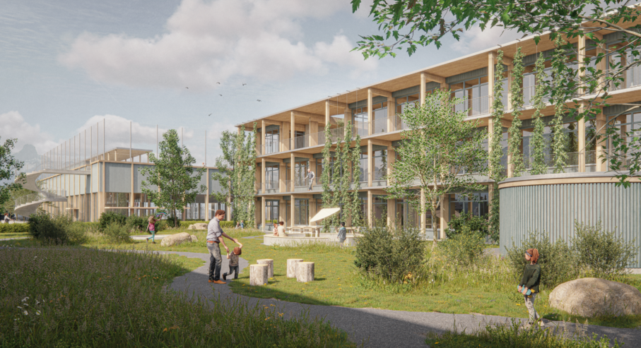 2319 Wettbewerb Schule Neufeld Thun Visualisierung