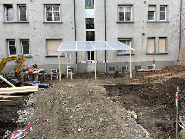 1820 Liftanbau, Dachausbau und Heizungsersatz Mehrfamilienhaus Länggasse Bern Baustart