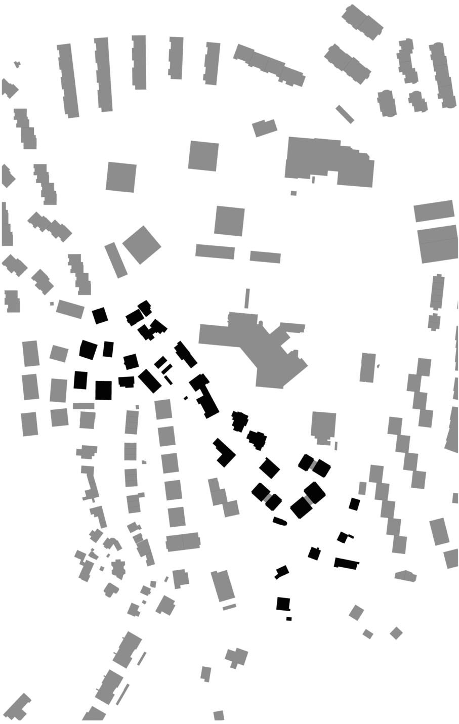 2316 Wohnüberbauung Talacher Baar Schwarzplan
