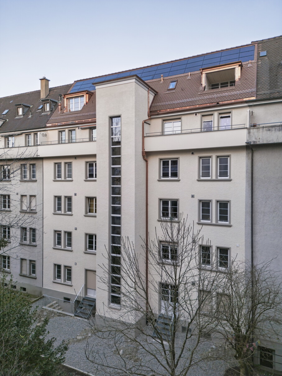 1820 Liftanbau, Dachausbau und Heizungsersatz Mehrfamilienhaus Vereinsweg Bern 1