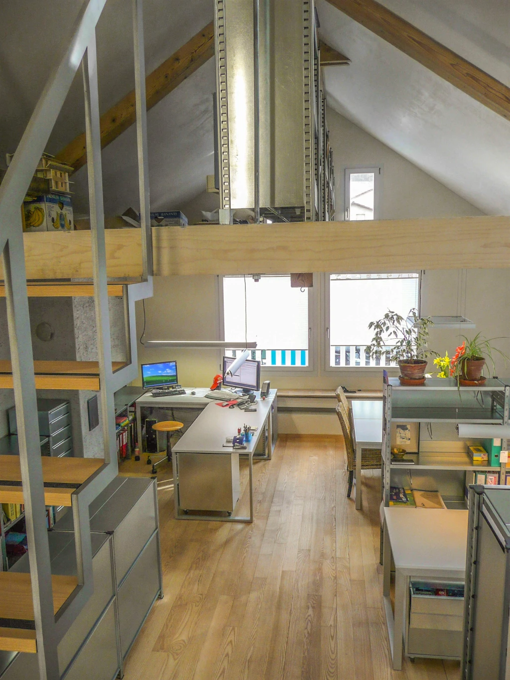 Waschhaus Spinnerei zu Atelierräumlichkeiten und Wohnung